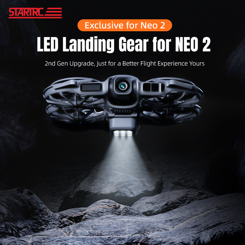 Drone Beacon Light - STARTRC LED Landing Gear for DJI