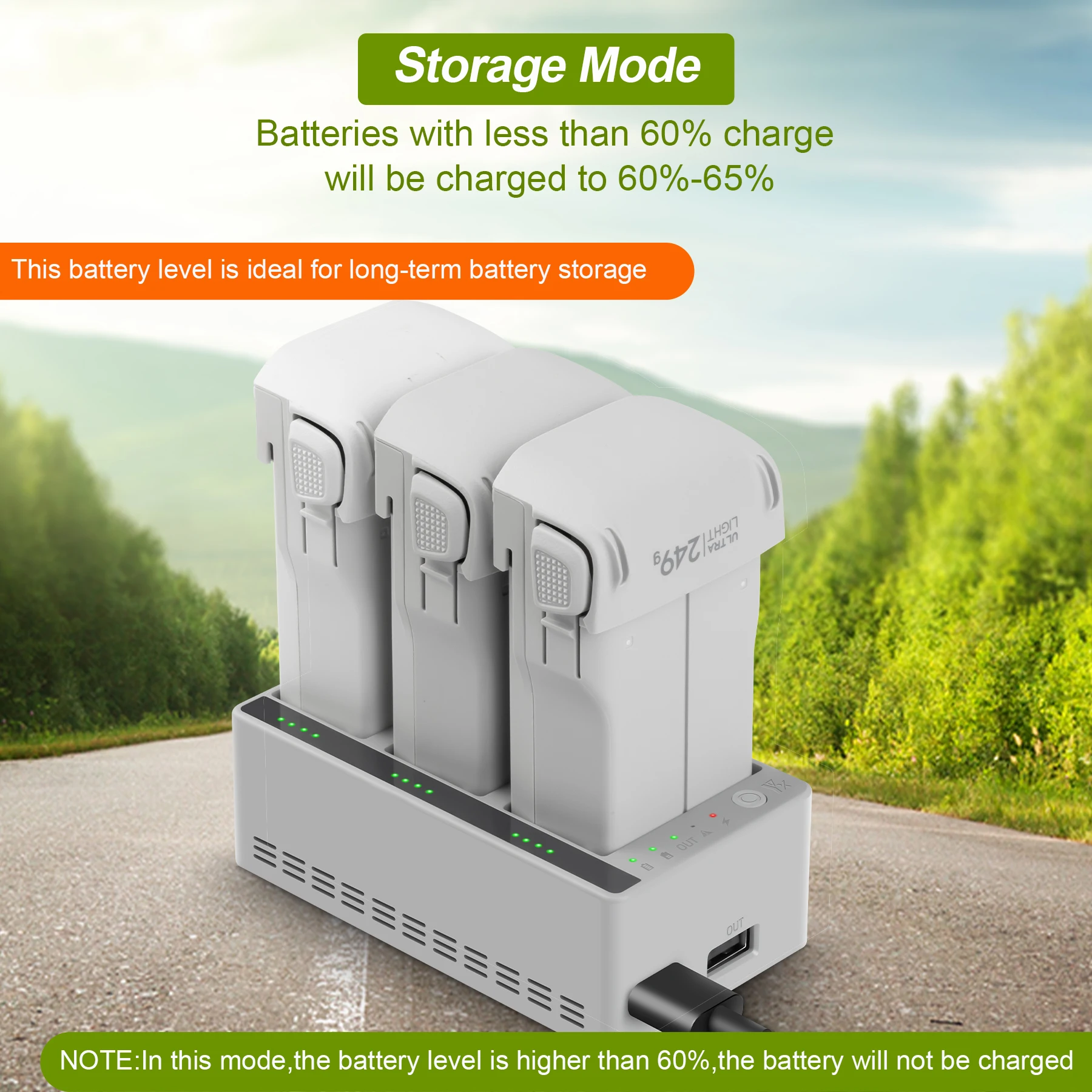 Charger Hub for DJI LITO 1 X1  - огляд і ціна Drone Charging Hub