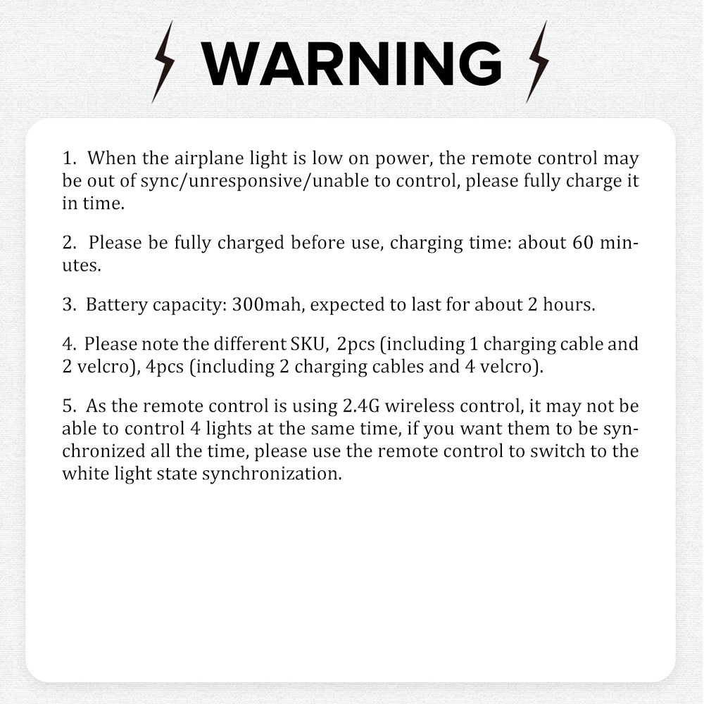 2PCS/4PCS Wireless LED Drone S - огляд і ціна Drone Strobe Light