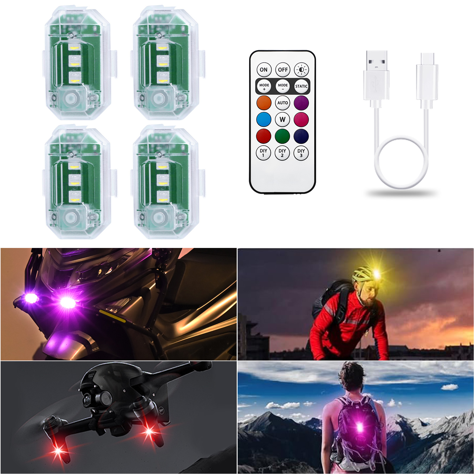 LECART Wireless Led Lights for - огляд і ціна Drone Strobe Light