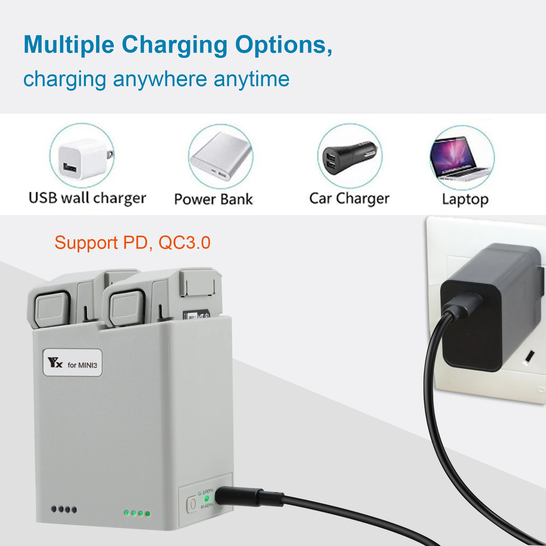 Charger Hub for DJI Mini 4 Pro - огляд і ціна Drone Charging Hub