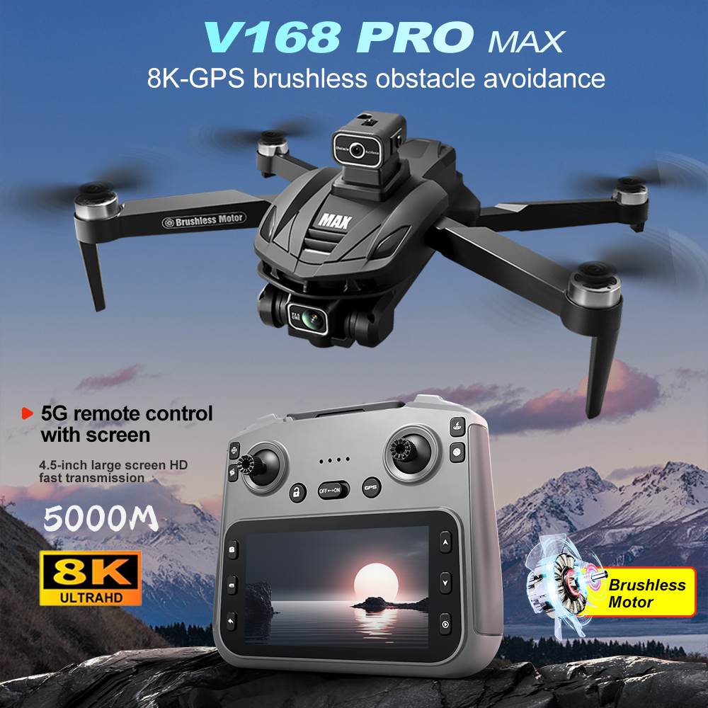 V168 PRO Max GPS Drone 8K Prof - огляд і ціна Drone Battery Adapter