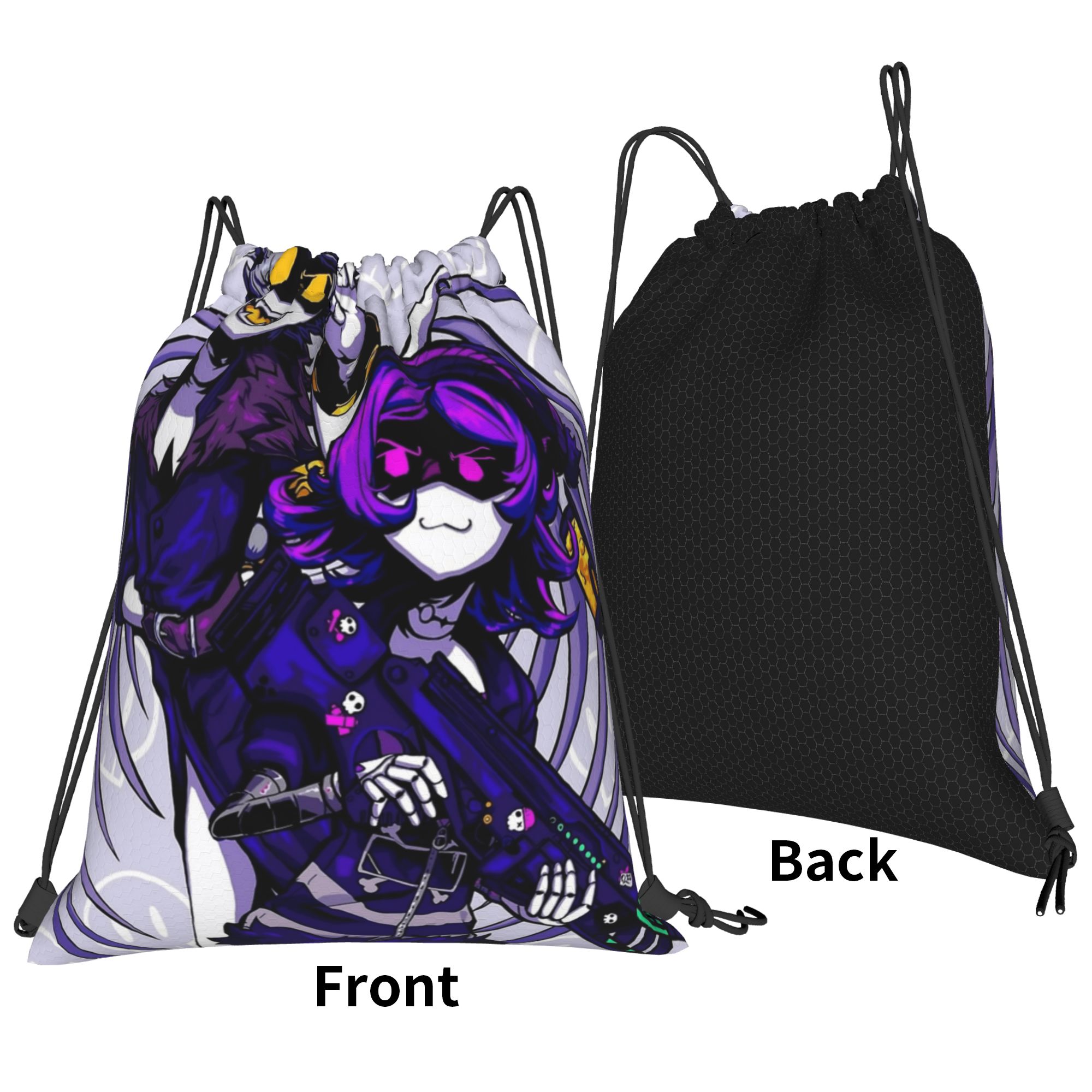 Murder Drones Anime Drawstring - огляд і ціна Drone Backpack