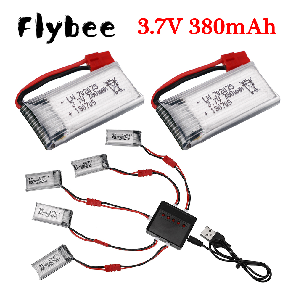 3.7V 380mAh Lipo Battery With  - огляд і ціна Drone Battery Charger