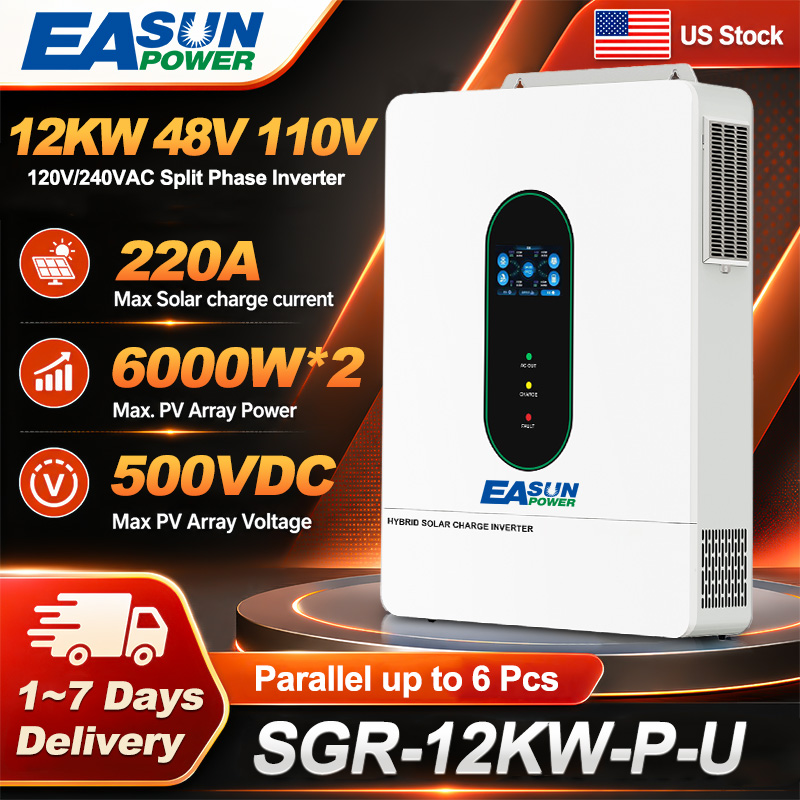 EASUN US 12KW 12000W Split Pha - огляд і ціна Drone Solar Charger