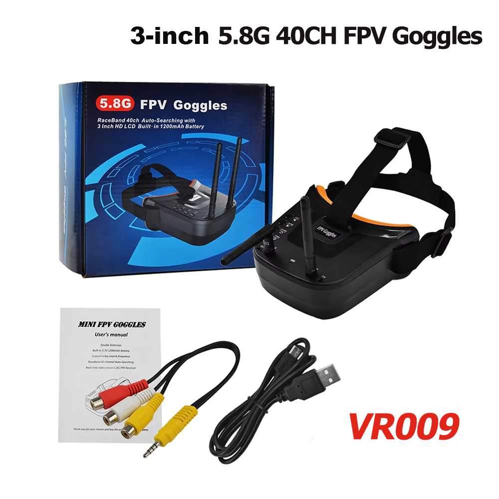 VR009 FPV Video Goggles 3Inch  - огляд і ціна Drone Controller Screen