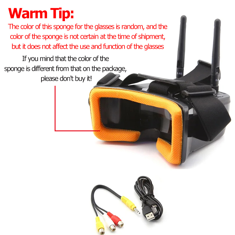 VR009 FPV Video Goggles 3Inch  - огляд і ціна Drone Controller Screen
